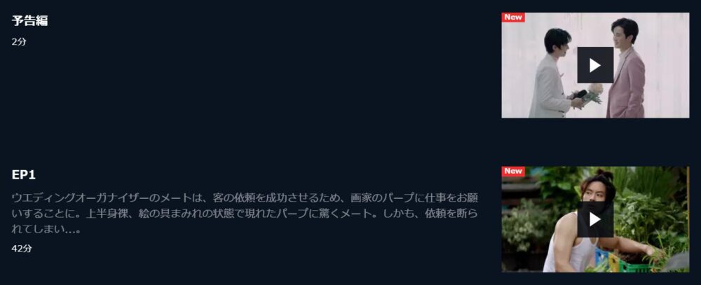 Paint with Love　U-NEXT　話数